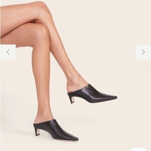 STAUD Black Wally Mules